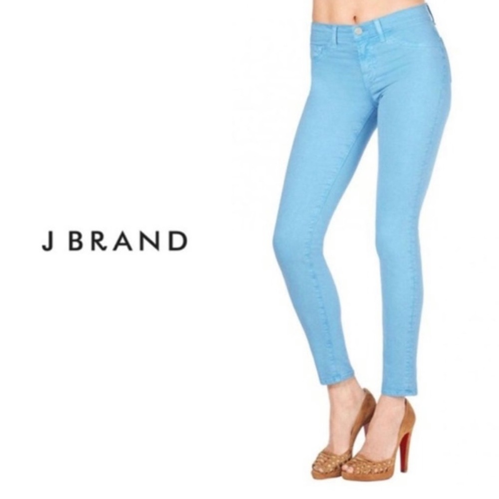 J Brand Skinny Jeans Neon Blue